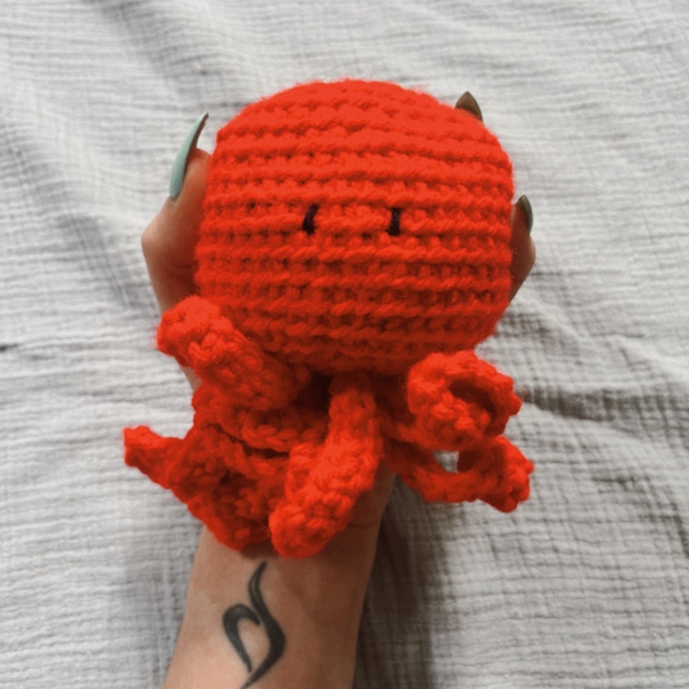 amigurumi octopus handmade!